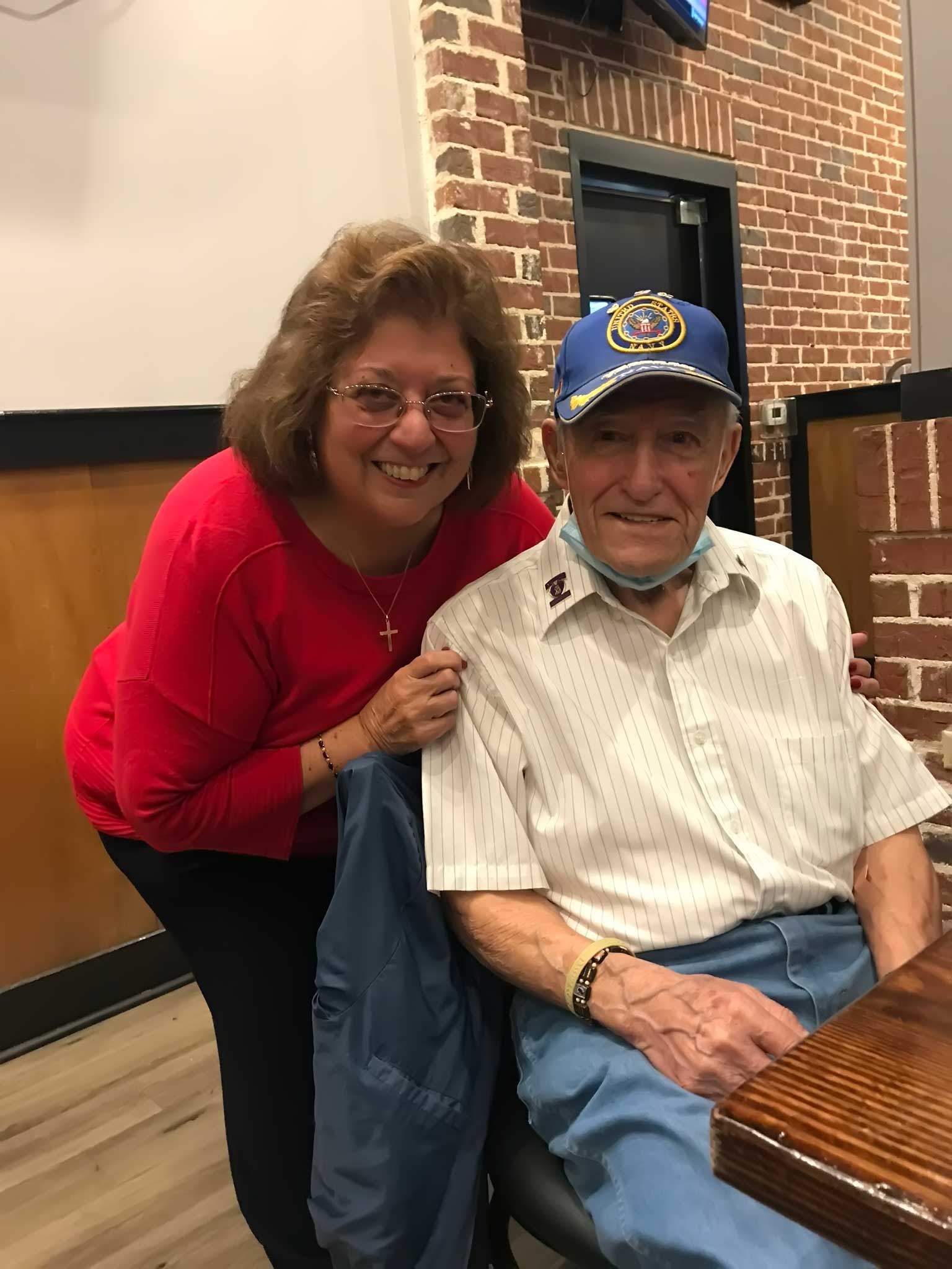 Annette Guarino with Frank Purpura
